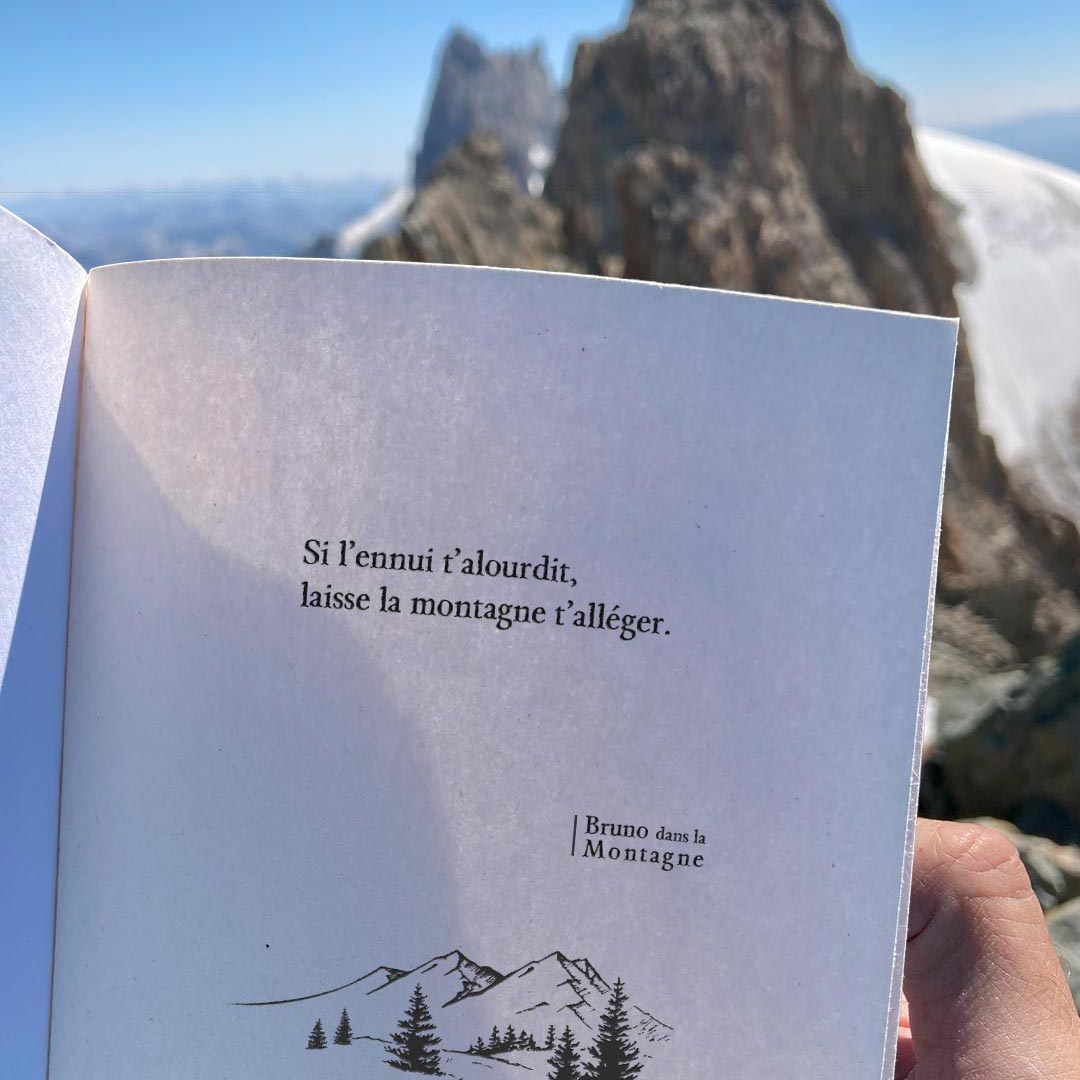 Si l'ennui t'alourdi laisse la montagne t'alléger